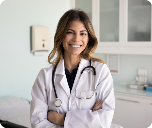 Doctor reviewing medical information representing support for mold exposure concerns and documentation